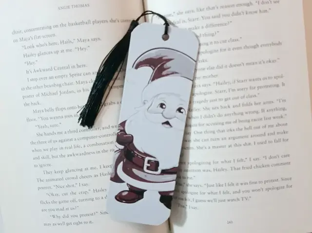 HueForge model: Santa Bookmark, Hueforge by Dame Jo