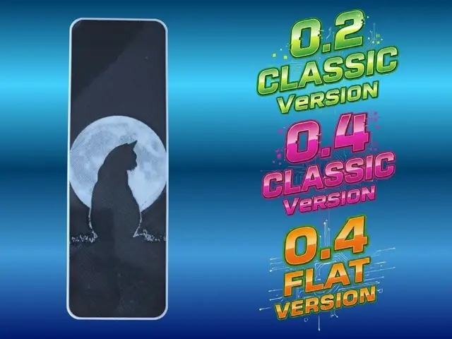 HueForge model: Moon Cat Bookmark by Atrus Design