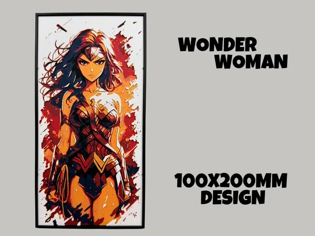 HueForge model: Wonder Woman - DC Comics by Canadian Gamer