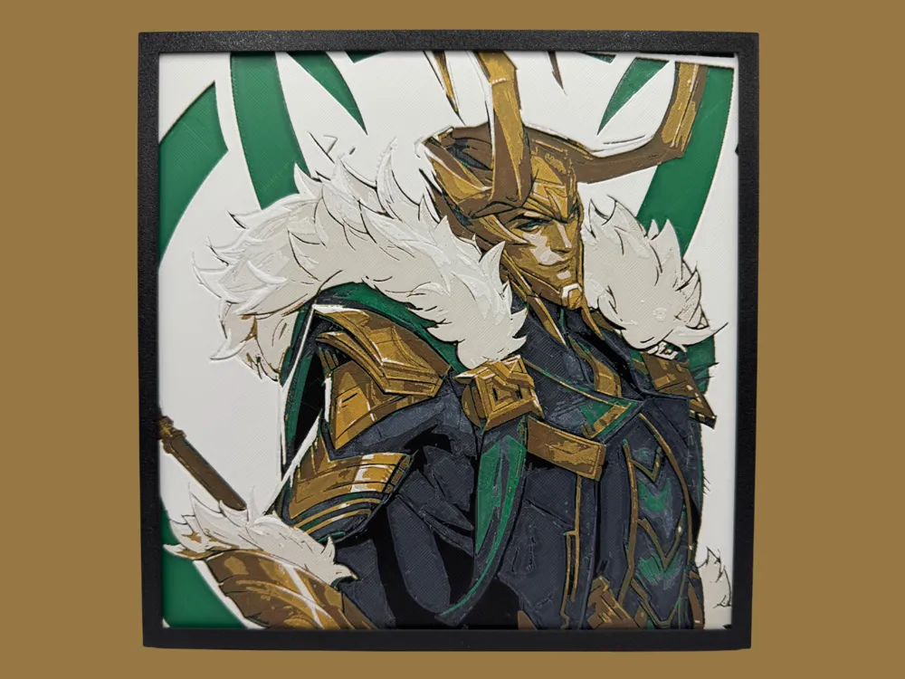 Loki - Marvel Rivals by Canadian Gamer HueForge model: Loki - Marvel Rivals by Canadian Gamer