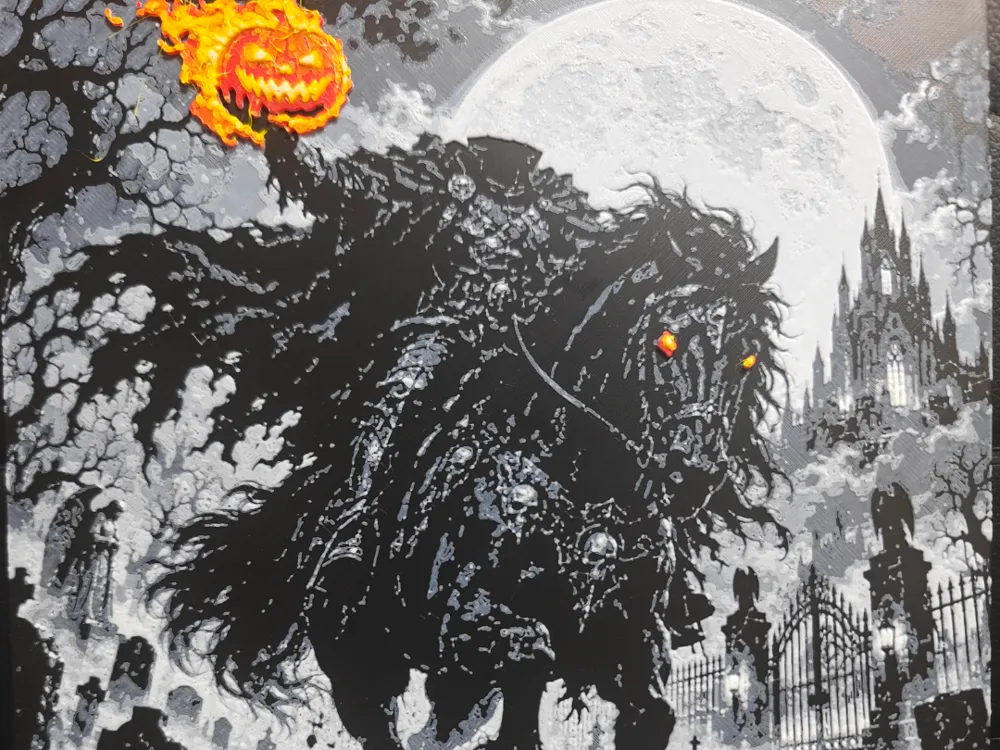 Headless Horseman / Dark Legends Collection by TheHueforgeLady HueForge model: Headless Horseman / Dark Legends Collection by TheHueforgeLady