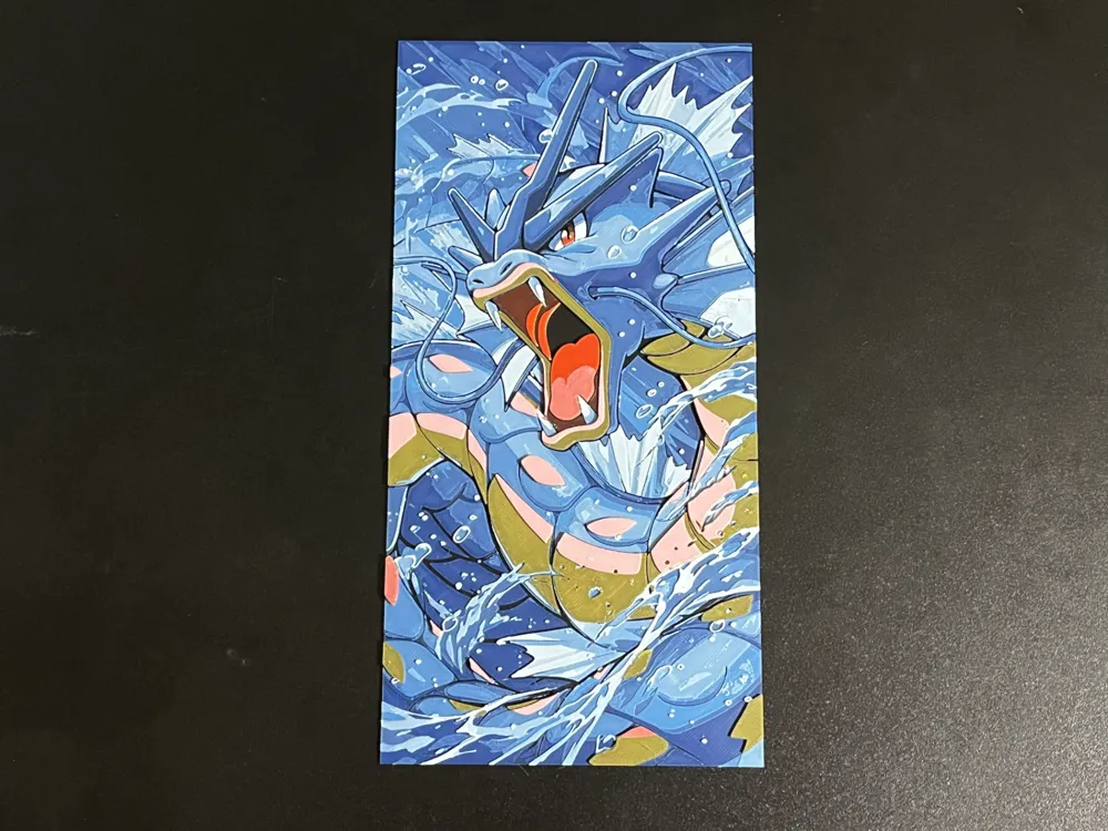 Gyarados Pokemon Hueforge by FantasyZ HueForge model: Gyarados Pokemon Hueforge by FantasyZ