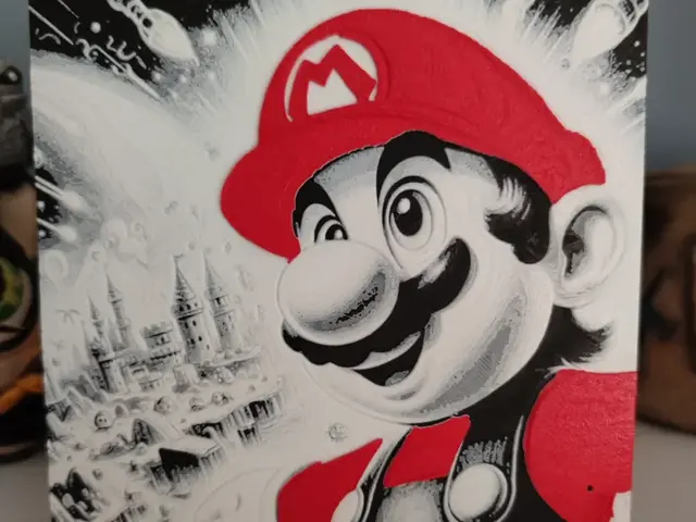 HueForge model: Hueforge Super Mario Bros by Litolunar