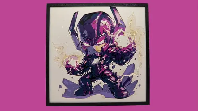 HueForge model: Galactus - Chibi Edition - Marvel Hueforge by Canadian Gamer