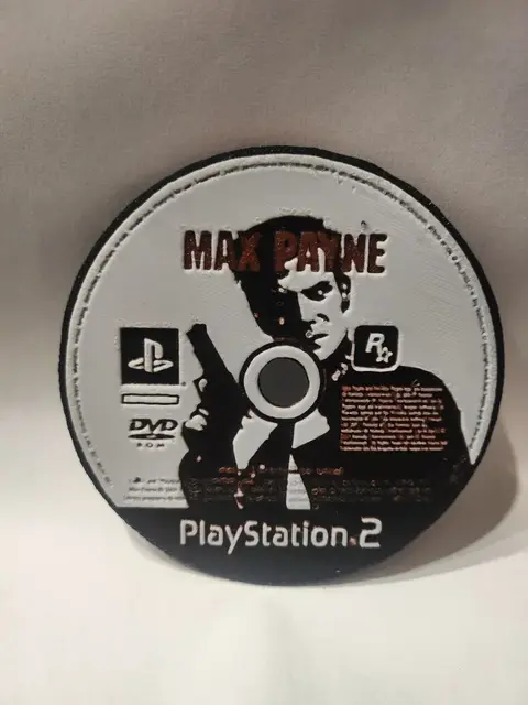 HueForge model: Max Payne PS2 Disk - HueForge by keko