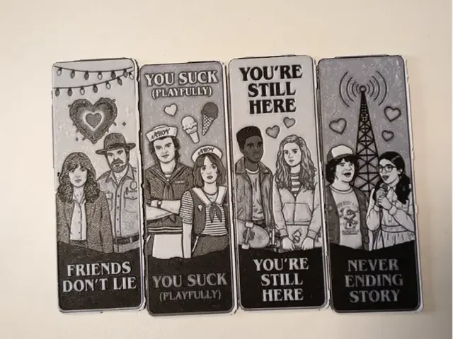 Stranger Thing Bookmark Set