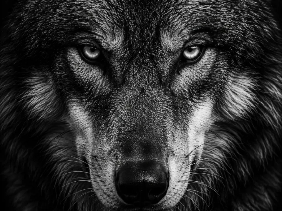 Wolf Portrait - EASY PRINT by Hueforge Maker HueForge model: Wolf Portrait - EASY PRINT by Hueforge Maker