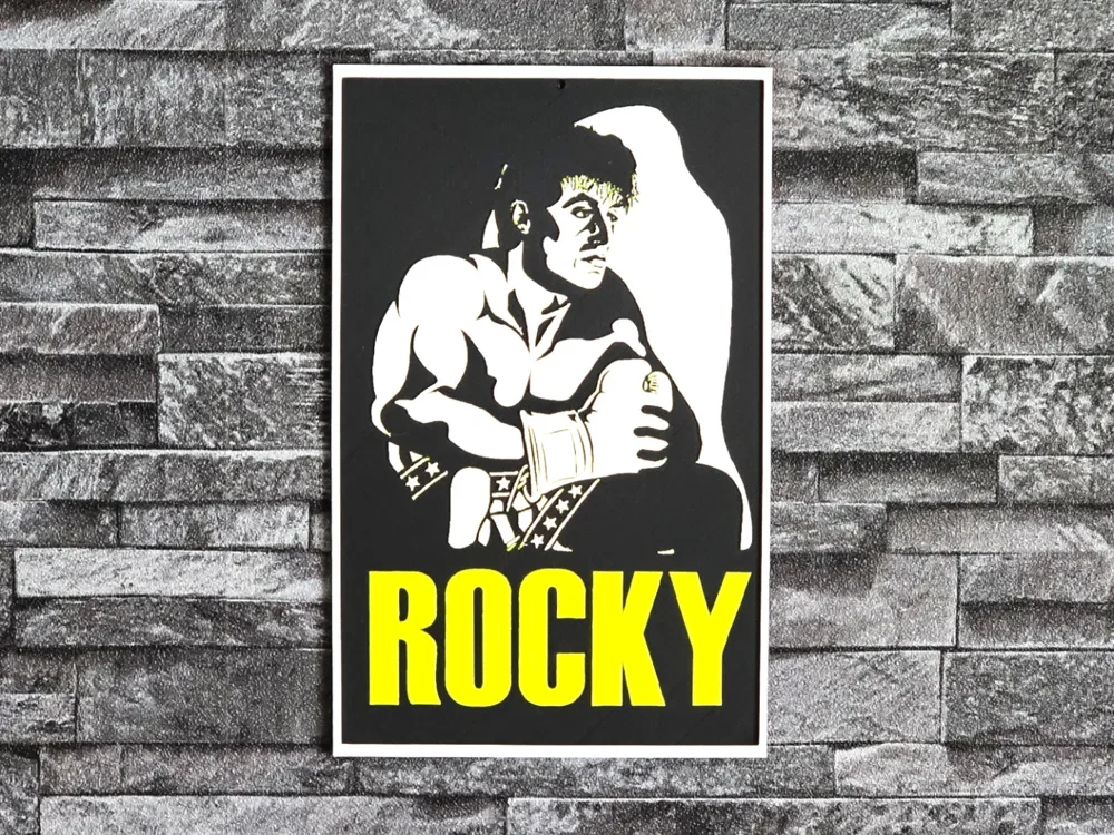 Hueforge ROCKY by StefBull85 HueForge model: Hueforge ROCKY by StefBull85