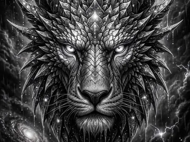 HueForge model: Mythological Lion by Hueforge Maker