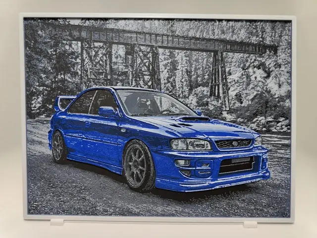 HueForge model: Subaru Impreza 1st Gen - Hueforge by BeaN