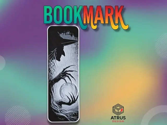 HueForge model: Witch Bookmark by Atrus Design