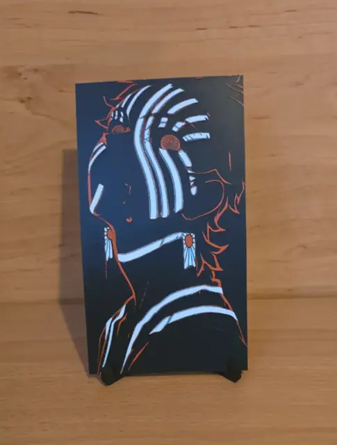 HueForge model: Akaza Demon Slayer Hueforge by Kactus Fpv