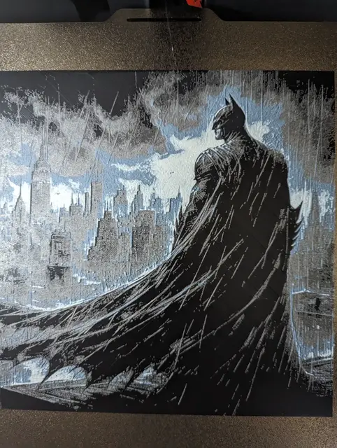 HueForge model: Batman Hueforge by the_bearded_jedi