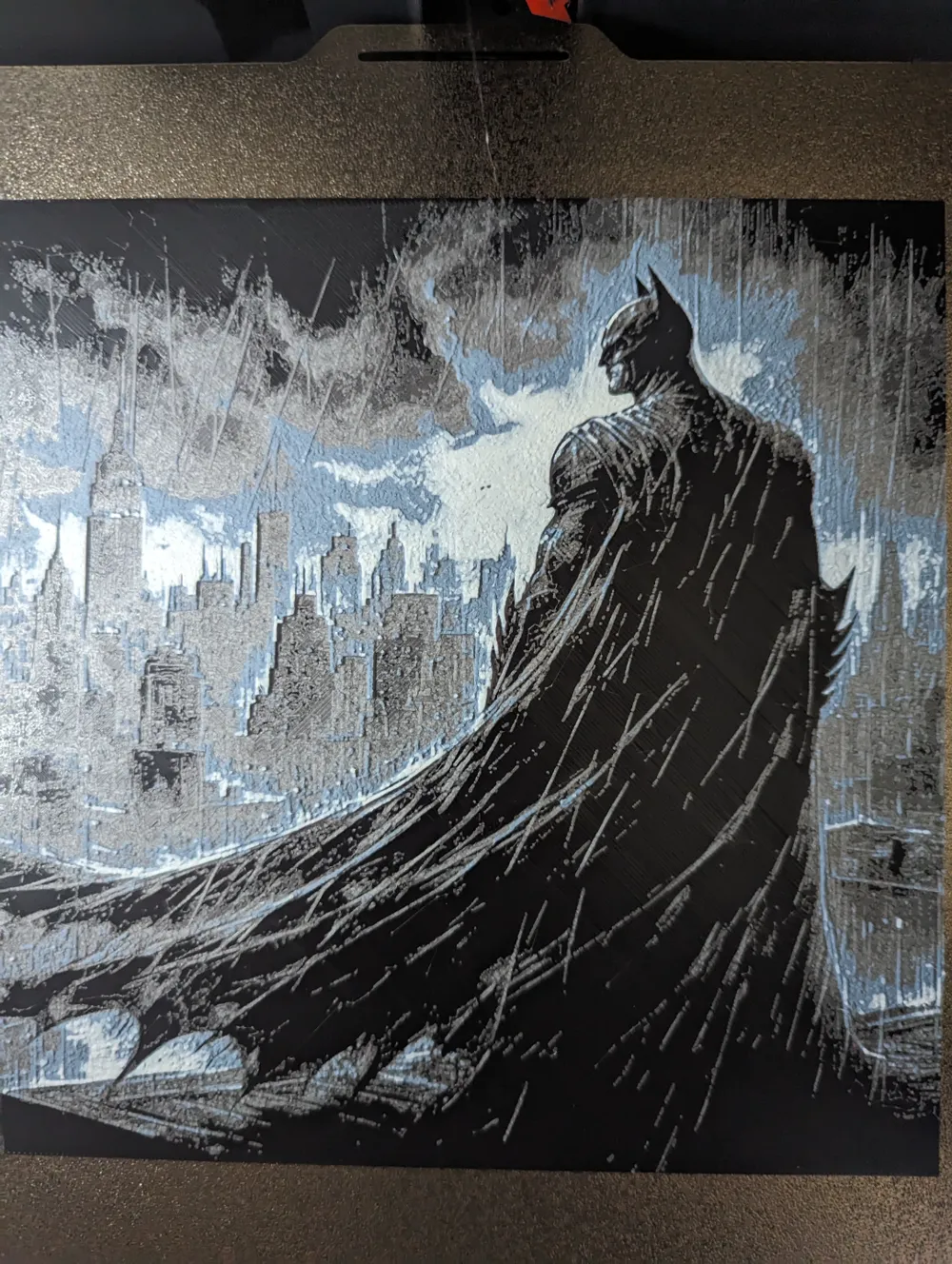 Batman Hueforge by the_bearded_jedi HueForge model: Batman Hueforge by the_bearded_jedi