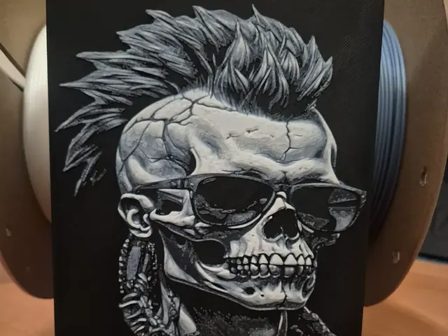 HueForge model: skull punk hueforge by Buntsta