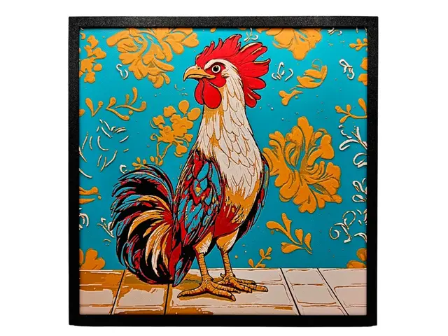 HueForge model: Fancy Cock by BusyKikiBee