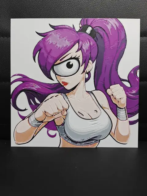 HueForge model: Leela by TheHueforgeLady