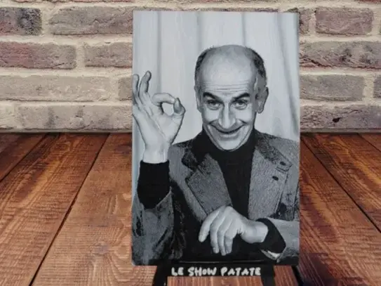 HueForge model: Louis de Funès Portrait hueforge by leshowpatate