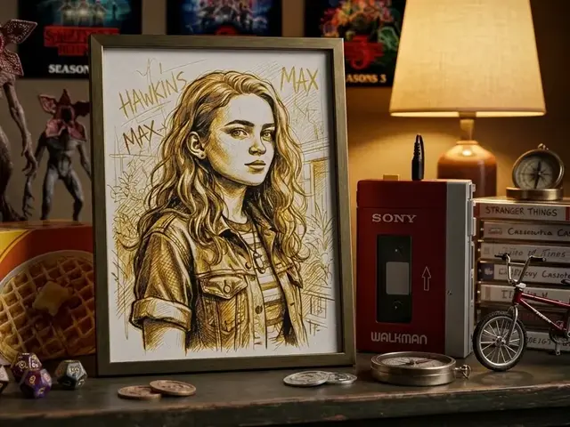 HueForge model: Max Mayfield - Stranger Things - HueForge by keko