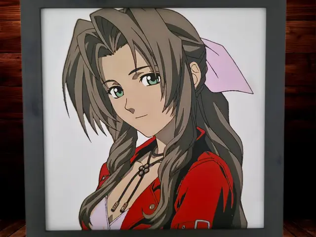 HueForge model: Aerith - Final Fantasy 7 Set by Side Quest Hues