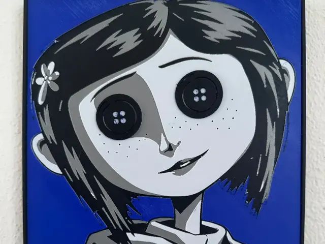 Coraline Hueforge 3d Button eyes