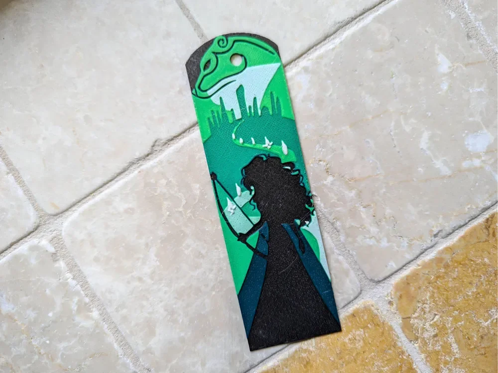 Merida - Brave Bookmark Hueforge by suaimondi HueForge model: Merida - Brave Bookmark Hueforge by suaimondi