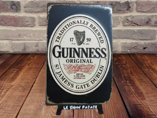 HueForge model: Plaque Vintage Guinness Hueforge by leshowpatate