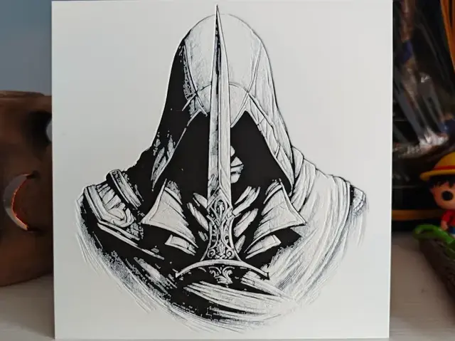 HueForge model: Hueforge Assassin's creed by Litolunar