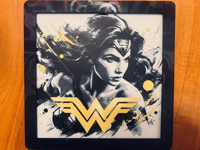 HueForge model: Wonder Woman by JustBe 3D Printing