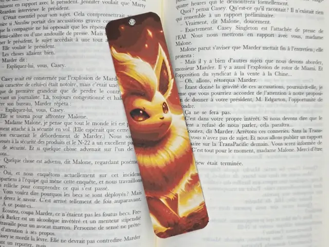 HueForge model: Bookmark Flareon Pokemon by Kactus Fpv