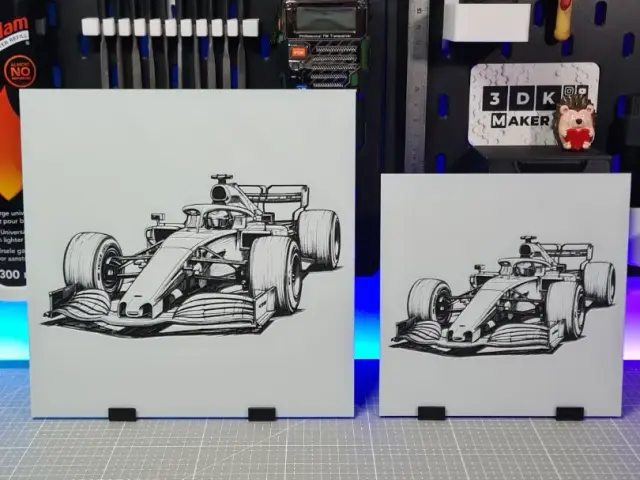 HueForge model: Formula 1 – Hueforge – 3 Colors by Montoya Maker