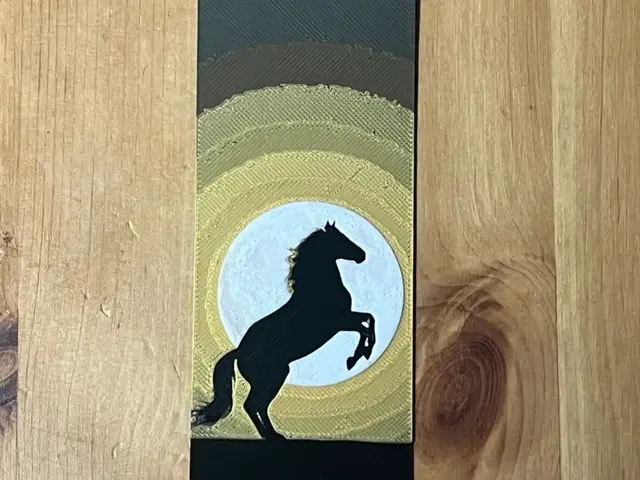 HueForge model: horse bookmark by Morganja