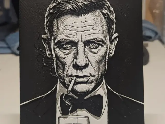 HueForge model: James Bond 007 by Mano's 3d_Art