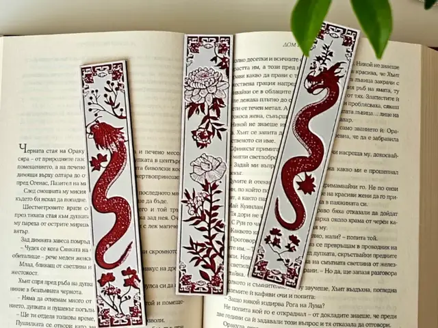HueForge model: "Blossom Guardians" - Bookmarks Set by C3D