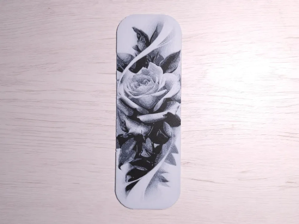 Rose Bookmark by Atrus Design HueForge model: Rose Bookmark by Atrus Design