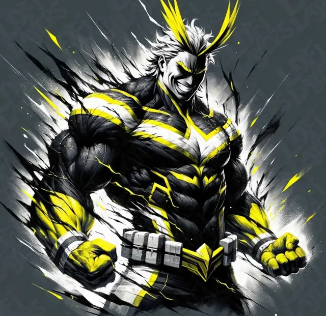 HueForge model: Toshinori "All Might" Yagi Hueforge by LoFi Layers