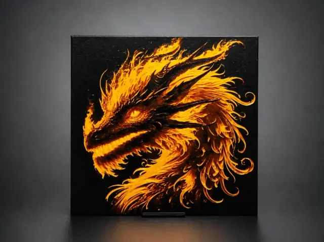 HueForge model: Blazing Dragon - The Spirit of Fire by Aleksandr