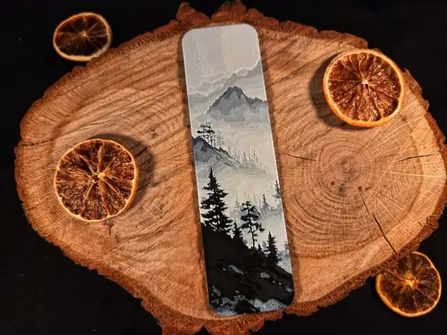HueForge model: Whispers of the Mountain bookmark by EternalDesigns3D