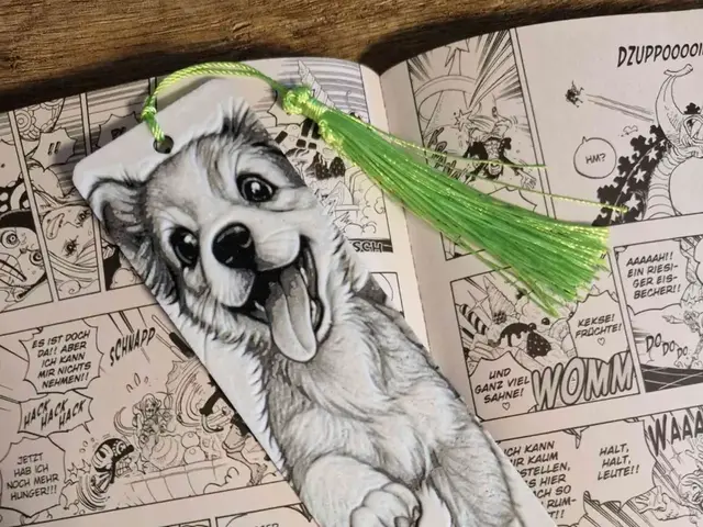 HueForge model: Cute Dog Bookmark by Schuettdesign