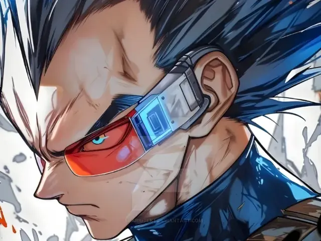 HueForge model: Vegeta Hueforge Art by 3D Gallery Realm