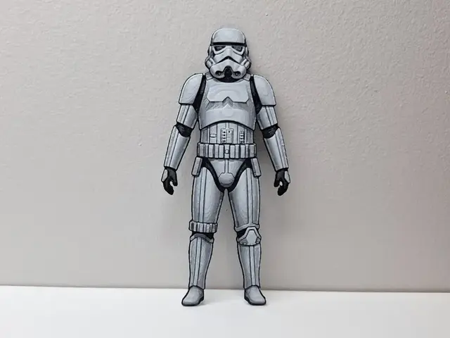 HueForge model: Star Wars Stormtrooper Cutout - Hueforge / 2D Art by LED