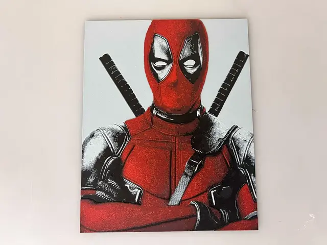 HueForge model: Deadpool Arms Crossed Pose by 3djd