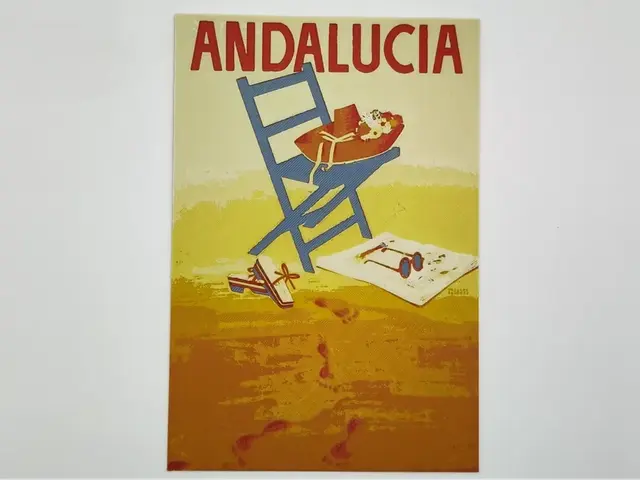 HueForge model: Andalucia vintage poster - hueforge by Altf4-Formation