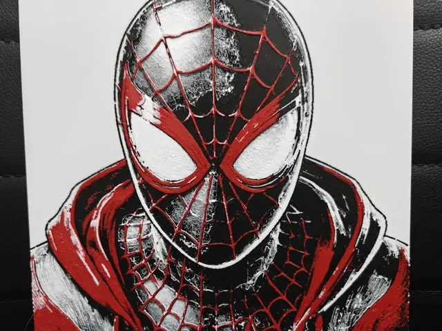 HueForge model: Spider-Man: Miles Morales Close up by TheHueforgeLady