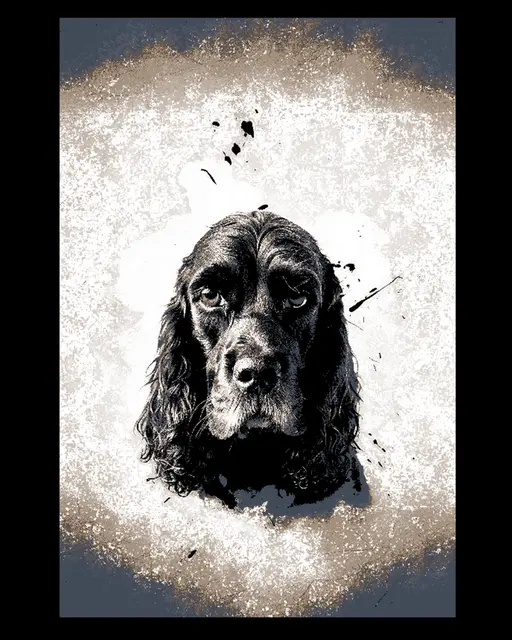 HueForge model: Through the eyes of a friend 3 - Doggy wall art - Hueforge by BooneCo3d