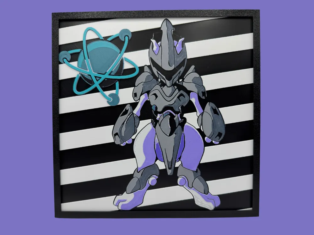 Armored Mewtwo - Pokemon Movie Version by Canadian Gamer HueForge model: Armored Mewtwo - Pokemon Movie Version by Canadian Gamer