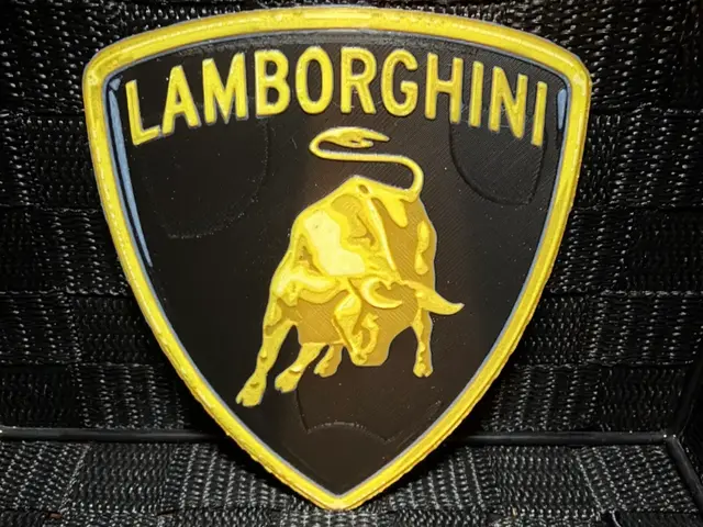 HueForge model: Lamborghini Logo - Hueforge by JoDau