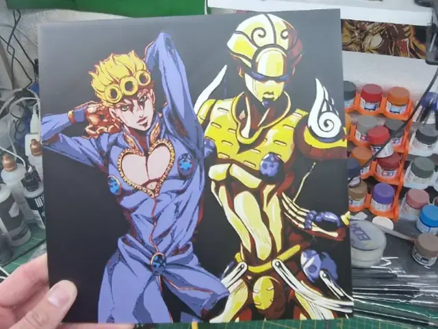 HueForge model: JoJo's Bizarre Adventure Hueforge Giorno Giovanna by Dakiren