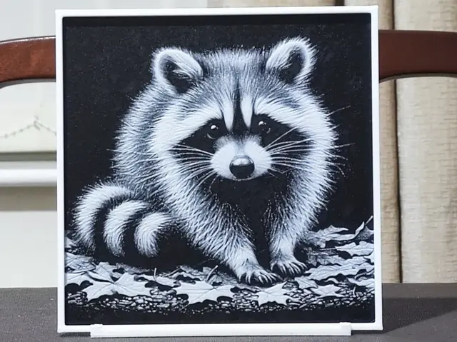 Raccoon - 3 Color HueForge