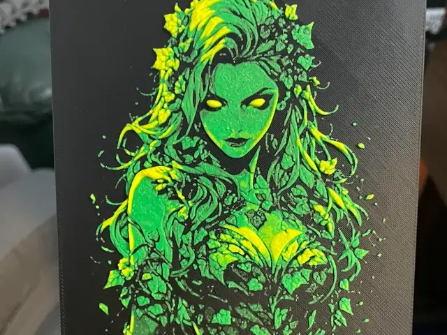 HueForge model: Poison Ivy Hueforge by Advancedtechworldwide